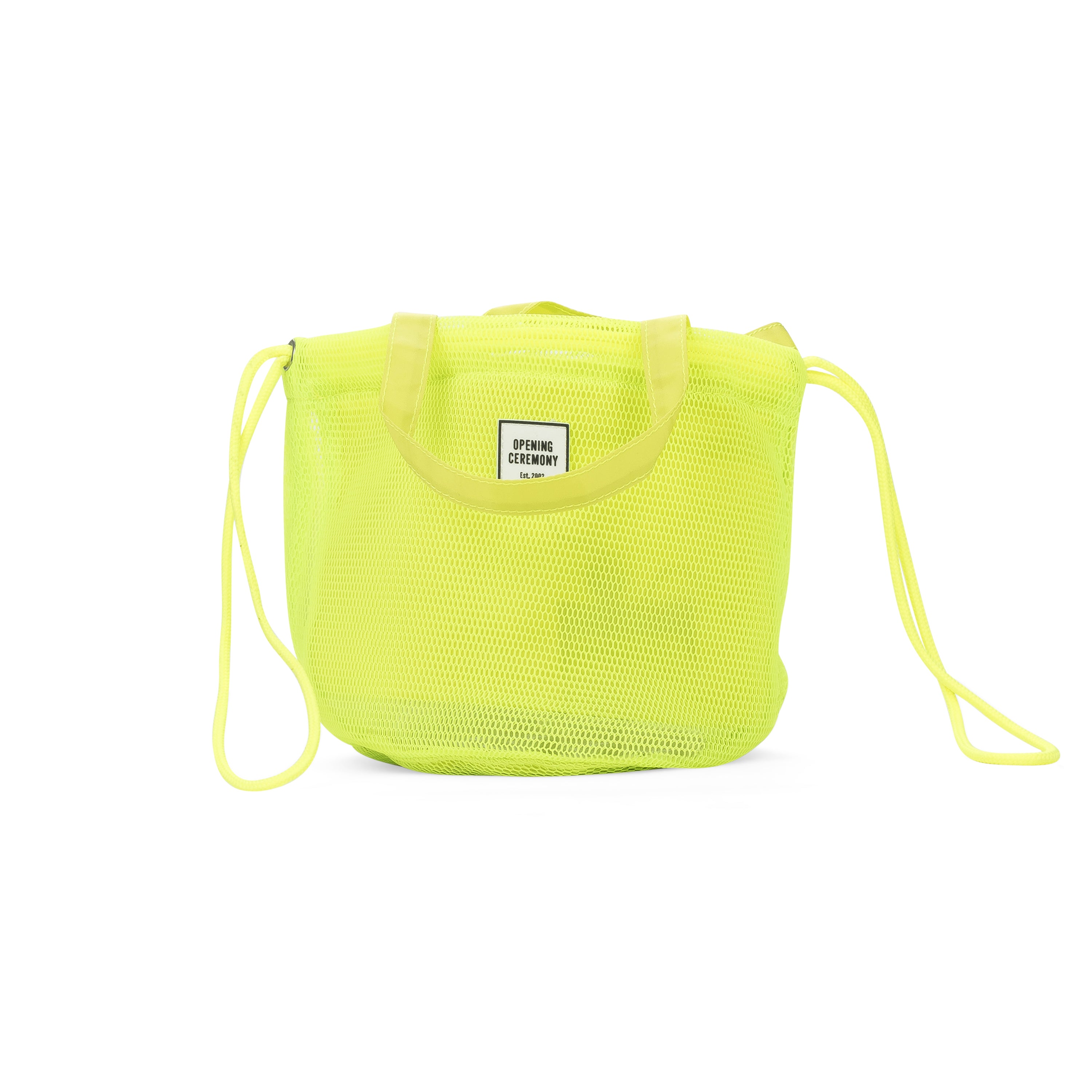 Желтая мини-сумка-ведро со шнурком Opening Ceremony
Желтая мини-сумка-ведро со шнурком Opening Ceremony