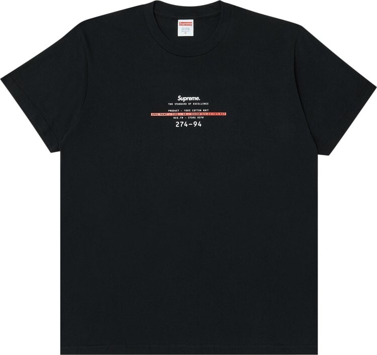 Футболка Supreme Standard 'Black', черный
Футболка Supreme Standard 'Black', черный