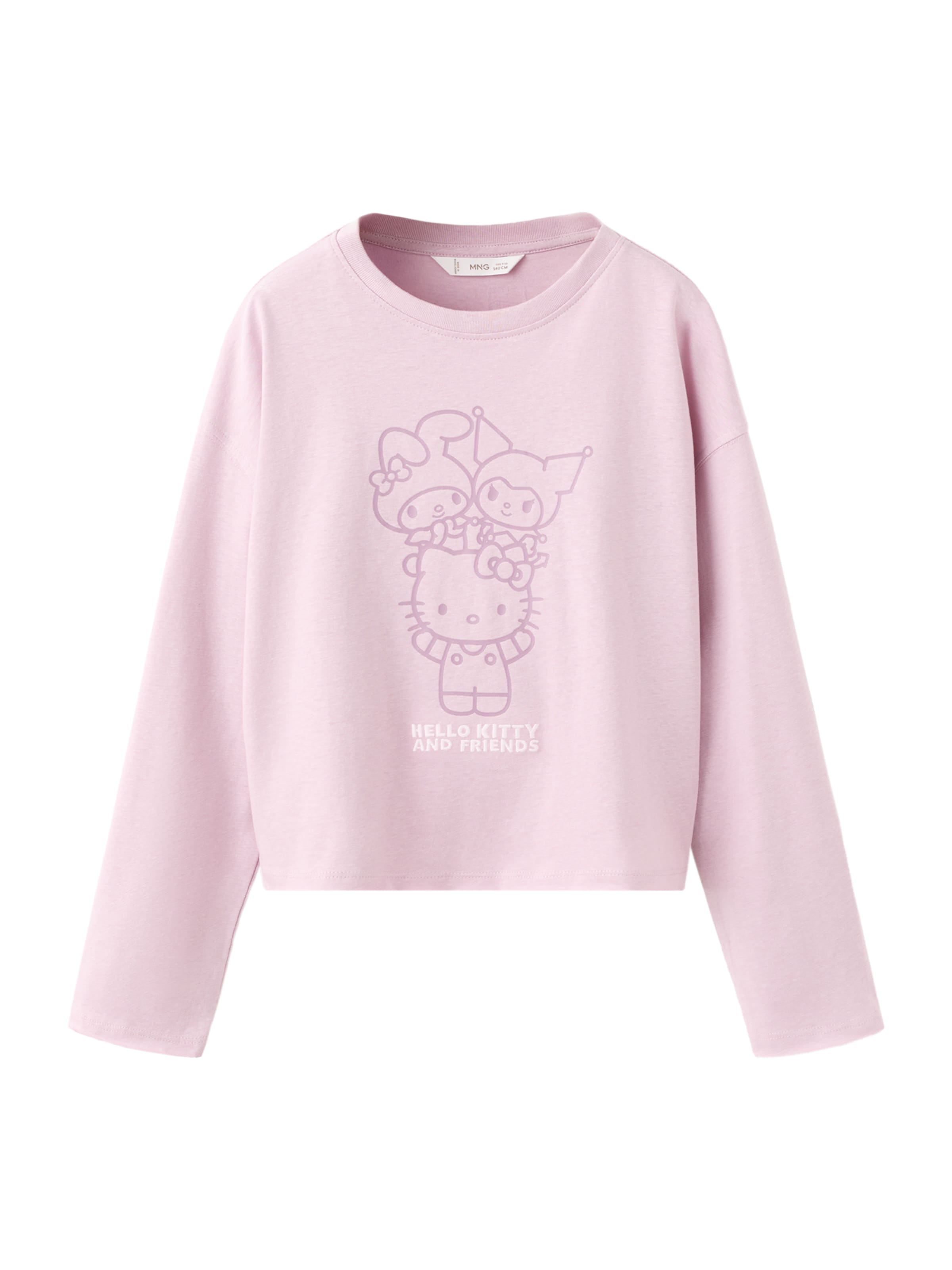 MANGO KIDS Лонгслив 'HKFRIEND' в цвете Rose
MANGO KIDS Лонгслив 'HKFRIEND' в цвете Rose