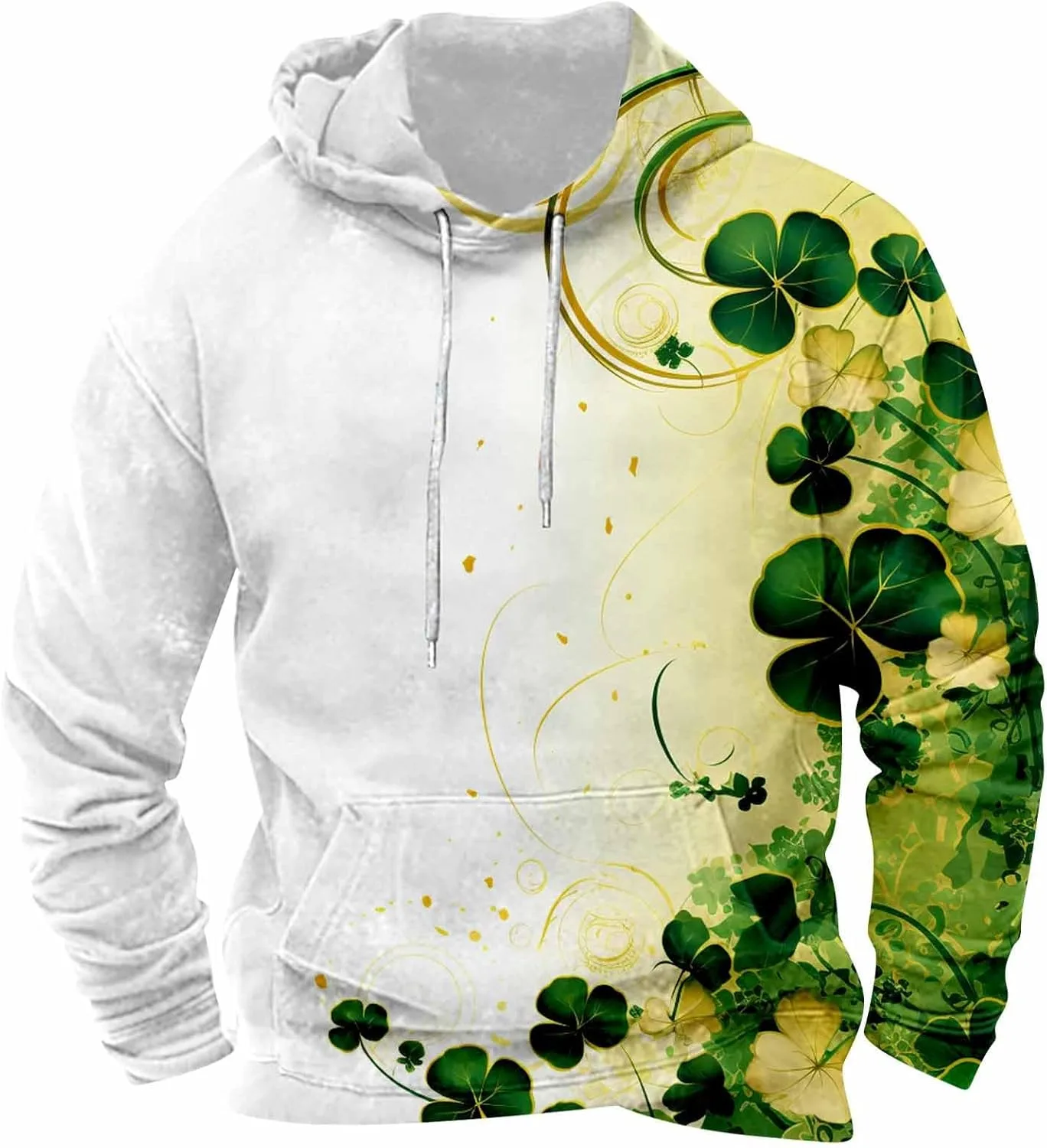 Мужской свитшот с капюшоном St. Patricks Day, длинный рукав, с ирландским трилистником
Мужской свитшот с капюшоном St. Patricks Day, длинный рукав, с ирландским трилистником