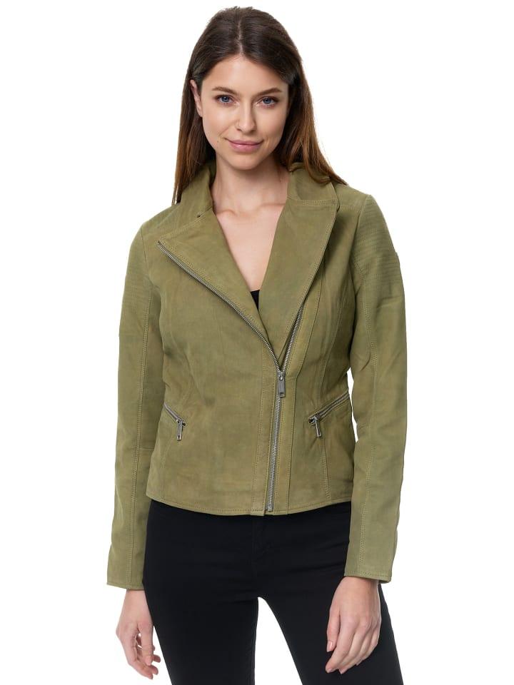 Кожаная куртка Tazzio, зеленый
Кожаная куртка Tazzio, зеленый