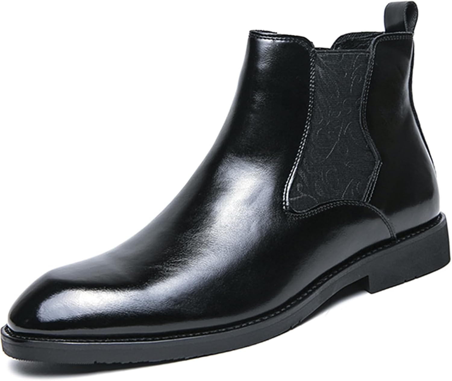 Мужские кожаные челси ботинки на щиколотку, легкие повседневные слипоны чукка, классические эластичные деловые ботинки Oigunle, черный
Мужские кожаные челси ботинки на щиколотку, легкие повседневные слипоны чукка, классические эластичные деловые ботинки Oigunle, черный