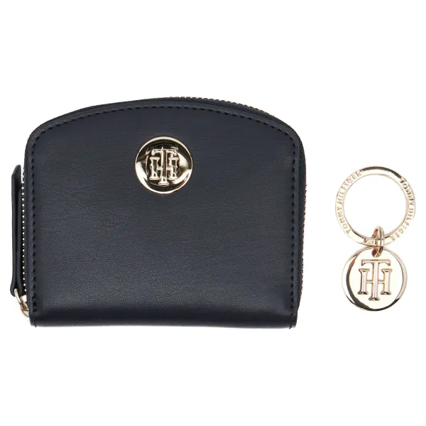 Кошелек + брелок для ключей, шикарный мед и шарм Tommy Hilfiger, синий
Кошелек + брелок для ключей, шикарный мед и шарм Tommy Hilfiger, синий