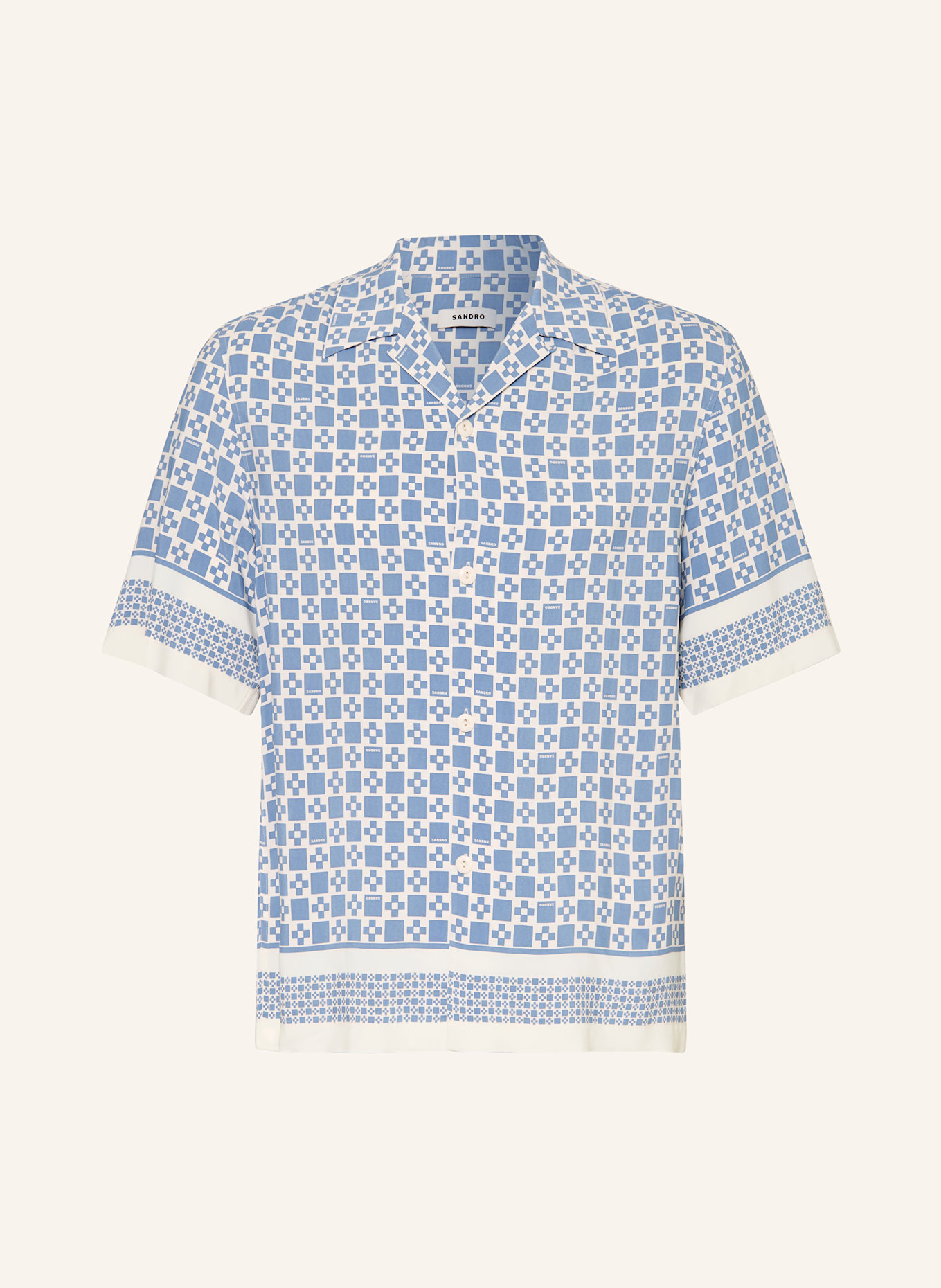 Рубашка Resort облегающего кроя из атласа Sandro, мультиколор
Рубашка Resort облегающего кроя из атласа Sandro, мультиколор