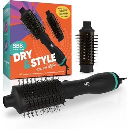 Sbb Style Tools 1200W Air Styler для сушки и укладки волос - фен-щетка 4 в 1 для сушки, распутывания, выпрямления и укладки волос с 2 щетками, 4 настройками температуры и скорости, с маслами для волос
Sbb Style Tools 1200W Air Styler для сушки и укладки волос - фен-щетка 4 в 1 для сушки, распутывания, выпрямления и укладки волос с 2 щетками, 4 настройками температуры и скорости, с маслами для волос