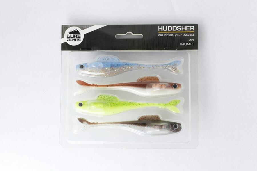 LURE JUNKS Мягкая приманка Huddsher 11,5 см — микс из 4 цветов: BaitFish/Brownie/Poison/Goby
LURE JUNKS Мягкая приманка Huddsher 11,5 см — микс из 4 цветов: BaitFish/Brownie/Poison/Goby