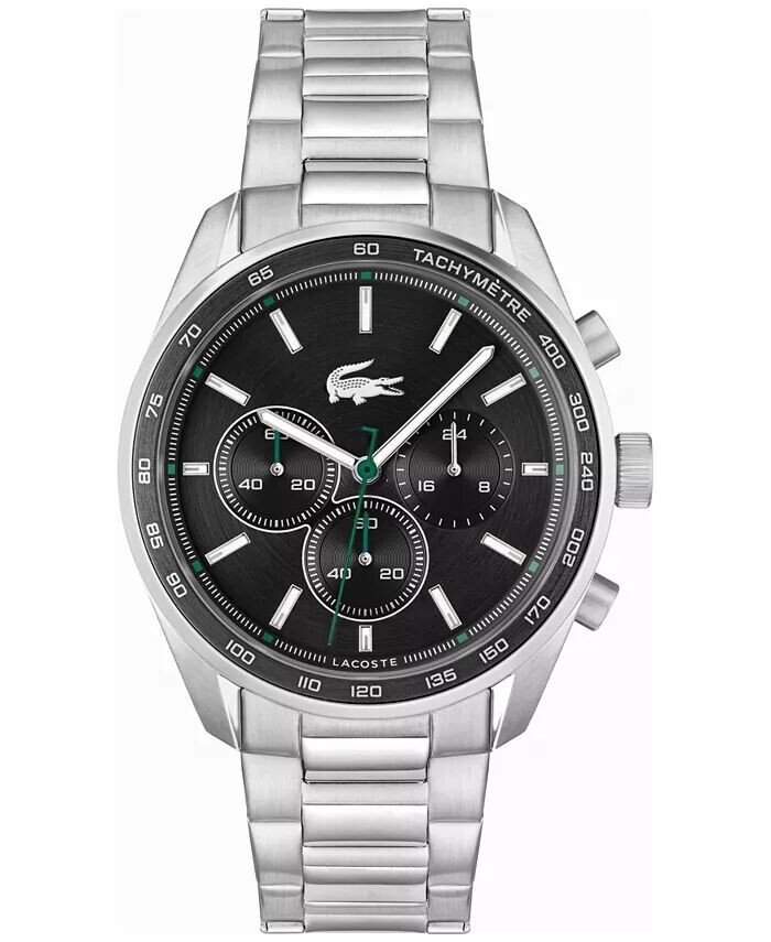 Мужские часы Boston с хронографом и браслетом из нержавеющей стали, 44 мм Lacoste, черный
Мужские часы Boston с хронографом и браслетом из нержавеющей стали, 44 мм Lacoste, черный