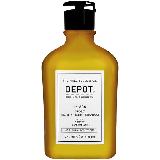Шампунь для волос и тела, 250 мл Depot, No.606 Sport Hair Body Ginger Cardamom
Шампунь для волос и тела, 250 мл Depot, No.606 Sport Hair Body Ginger Cardamom