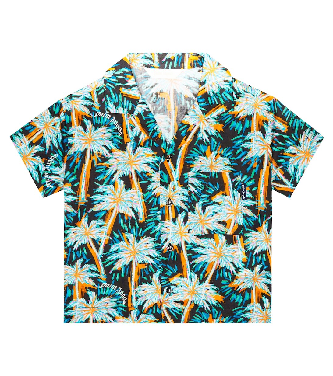 Рубашка из хлопка с принтом Palm Angels, зеленый
Рубашка из хлопка с принтом Palm Angels, зеленый