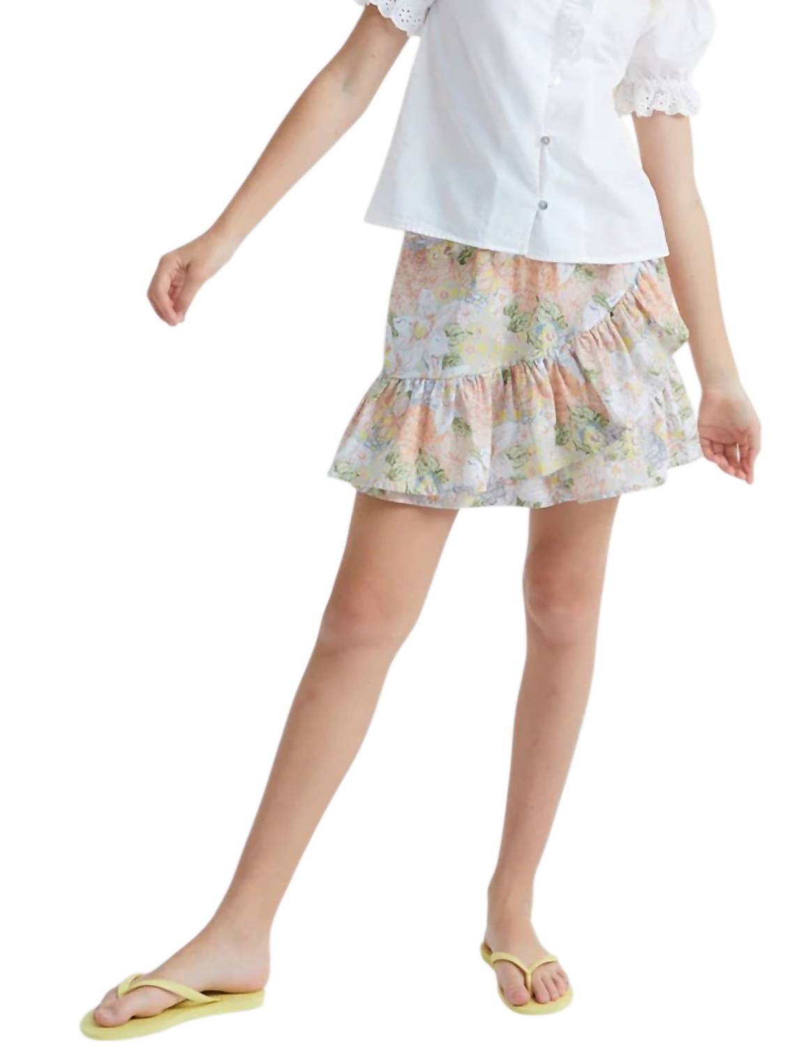 Юбка для девочек с принтом в розовом цвете The New Society
Юбка для девочек с принтом в розовом цвете The New Society