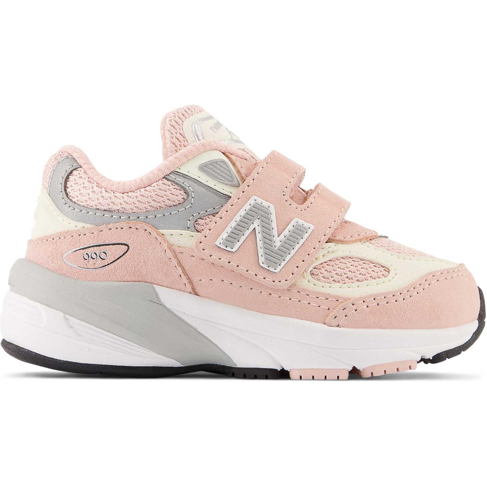 Детские ботинки 990v6 на липучке New Balance, Pink Haze/White
Детские ботинки 990v6 на липучке New Balance, Pink Haze/White