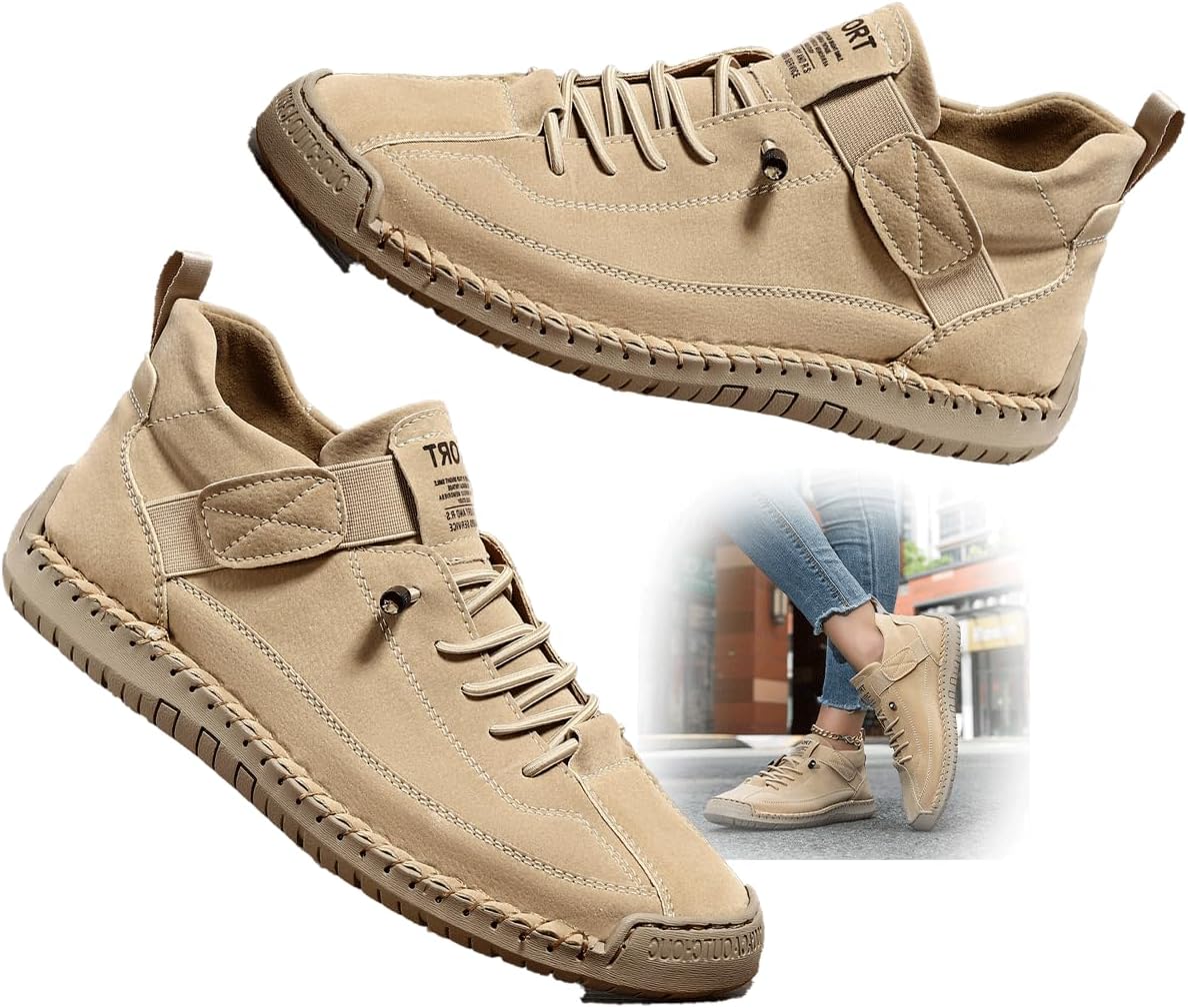 Мужские лоферы без застежек для прогулок, дышащие и износостойкие для активного отдыха весной и осенью Generic, абрикосовый
Мужские лоферы без застежек для прогулок, дышащие и износостойкие для активного отдыха весной и осенью Generic, абрикосовый