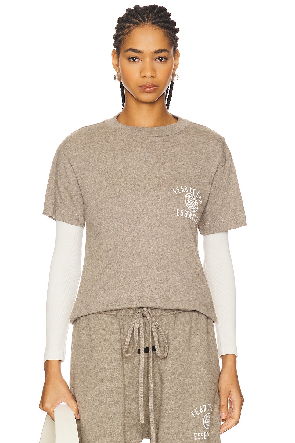 Футболка с круглым вырезом Fear Of God Essentials, heather gray
Футболка с круглым вырезом Fear Of God Essentials, heather gray