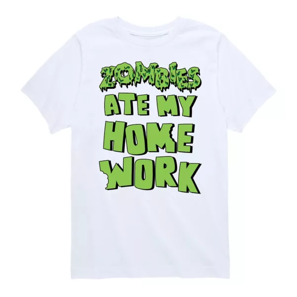 Футболка с рисунком «Зомби съели мою домашнюю работу» для мальчиков 8-20 лет Licensed Character, белый
Футболка с рисунком «Зомби съели мою домашнюю работу» для мальчиков 8-20 лет Licensed Character, белый