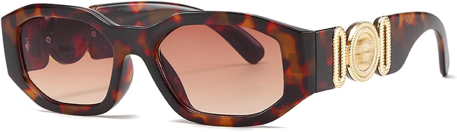 Солнцезащитные очки в стиле ретро прямоугольной формы для женщин и мужчин, модные солнцезащитные очки с толстой квадратной оправой, винтажные черные очки в стиле 90-х YouthMall, Leopard/Brown Gradient
Солнцезащитные очки в стиле ретро прямоугольной формы для женщин и мужчин, модные солнцезащитные очки с толстой квадратной оправой, винтажные черные очки в стиле 90-х YouthMall, Leopard/Brown Gradient