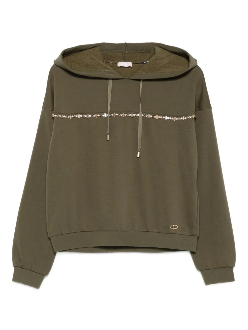 Декорированное худи LIU JO, зеленый
Декорированное худи LIU JO, зеленый