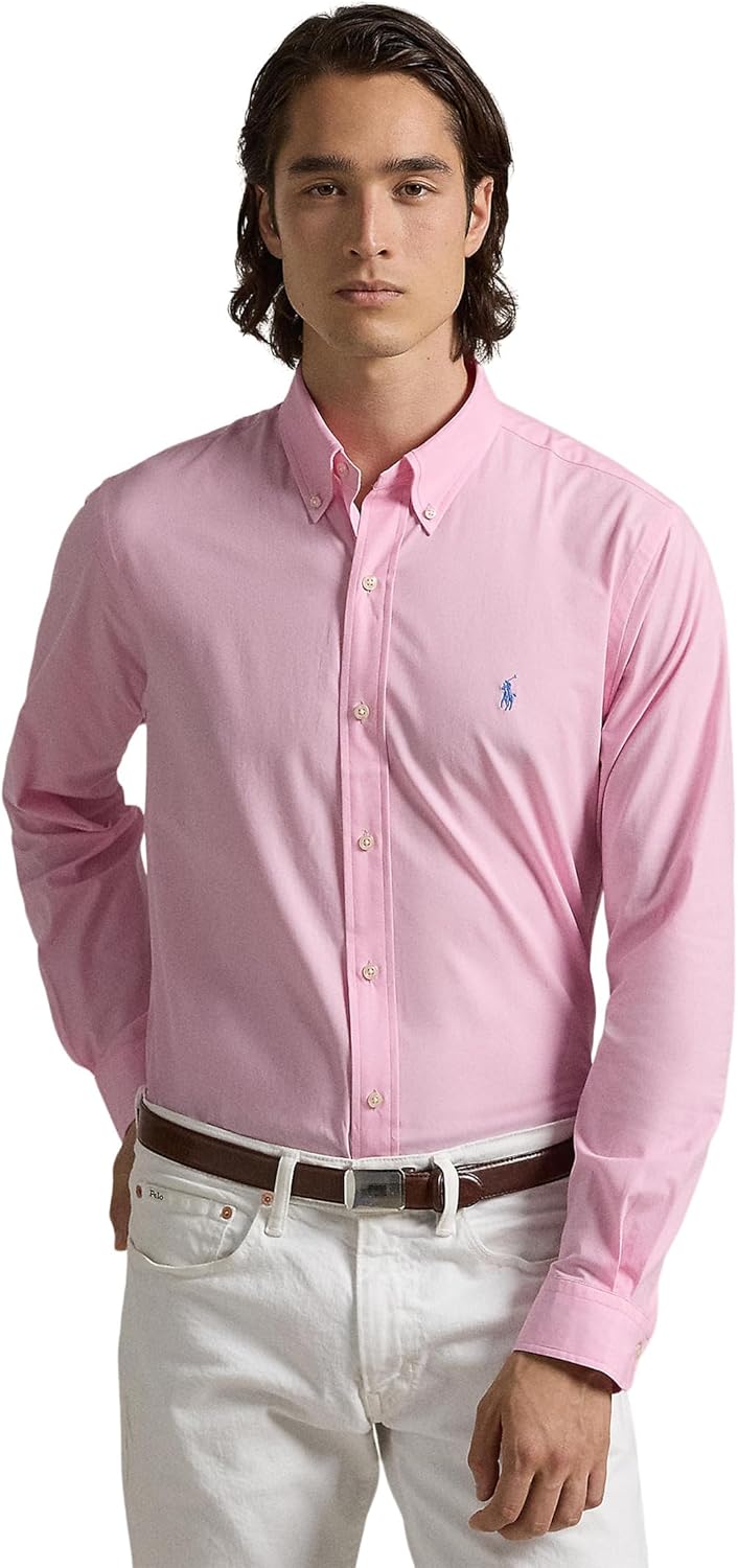 POLO RALPH LAUREN Мужская рубашка Slim Fit Stretch Poplin, Carmel Pink
POLO RALPH LAUREN Мужская рубашка Slim Fit Stretch Poplin, Carmel Pink