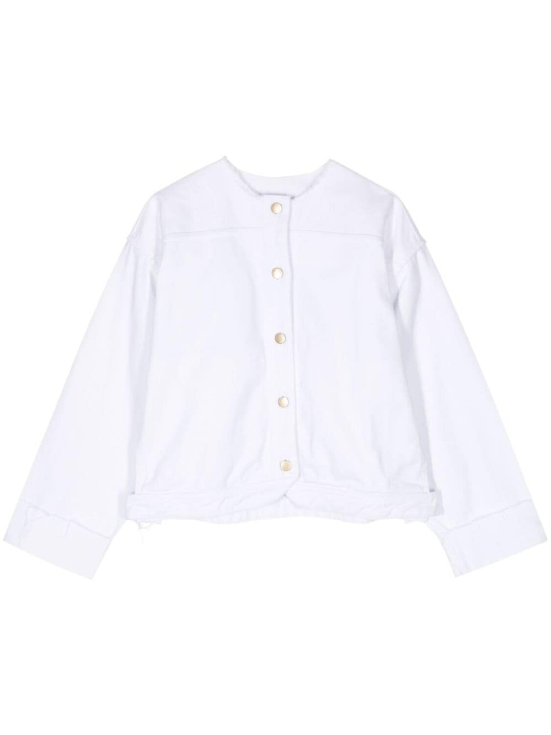 Однобортная джинсовая куртка Litkovskaya, белый
Однобортная джинсовая куртка Litkovskaya, белый