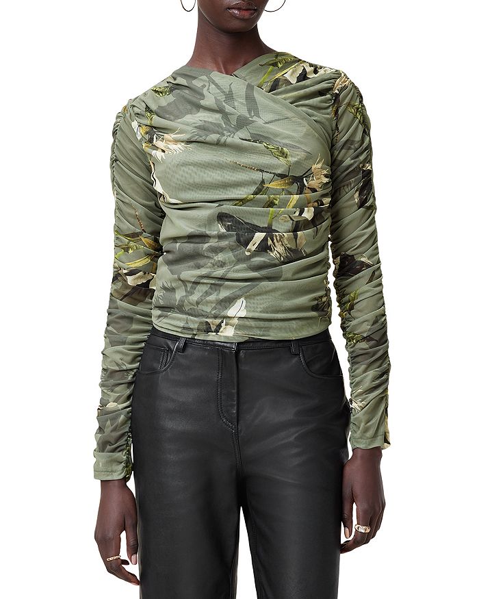 Топ из сетчатой ткани с принтом «Ханако» ALLSAINTS, зеленый
Топ из сетчатой ткани с принтом «Ханако» ALLSAINTS, зеленый