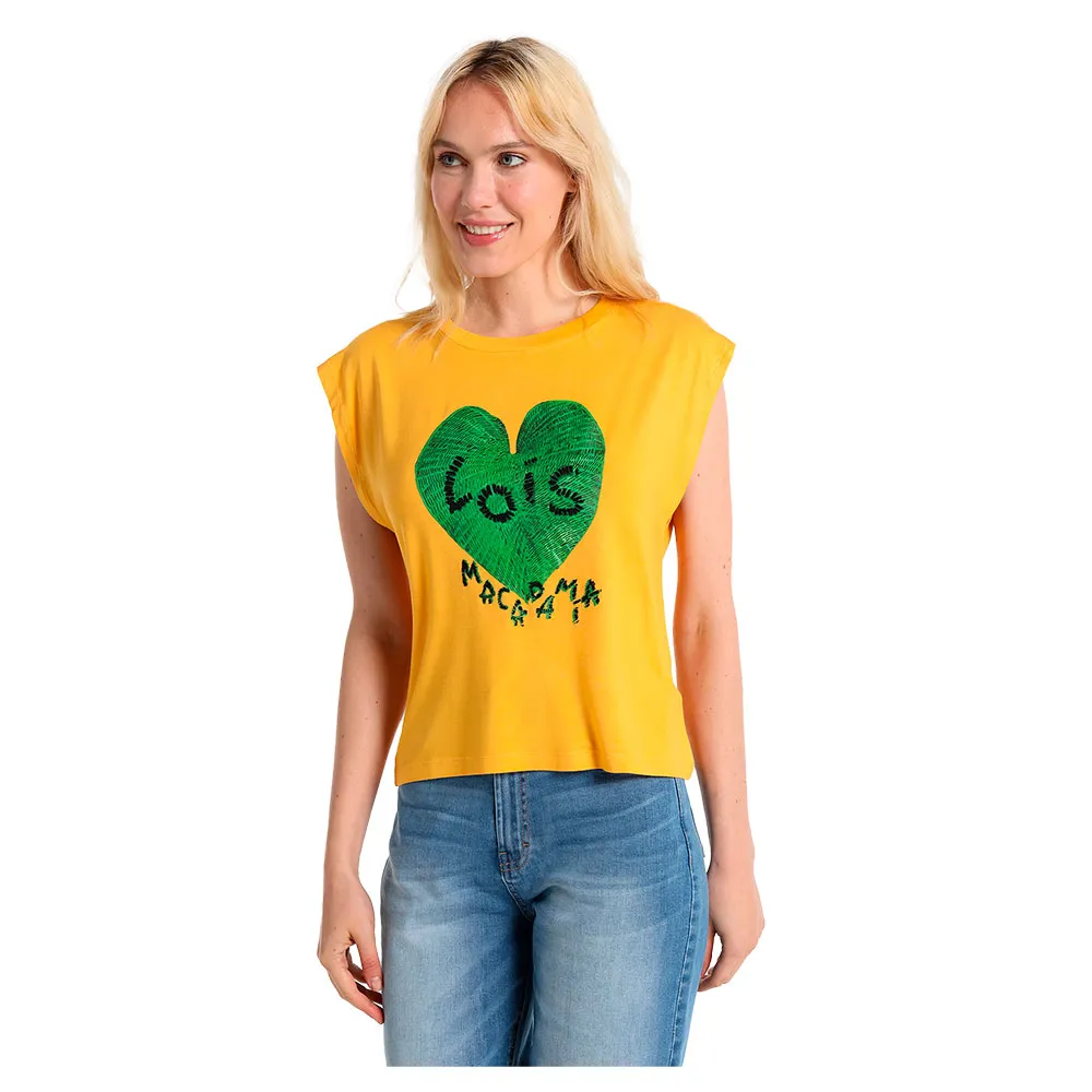 Футболка без рукавов Lois Jeans 10918, желтый
Футболка без рукавов Lois Jeans 10918, желтый