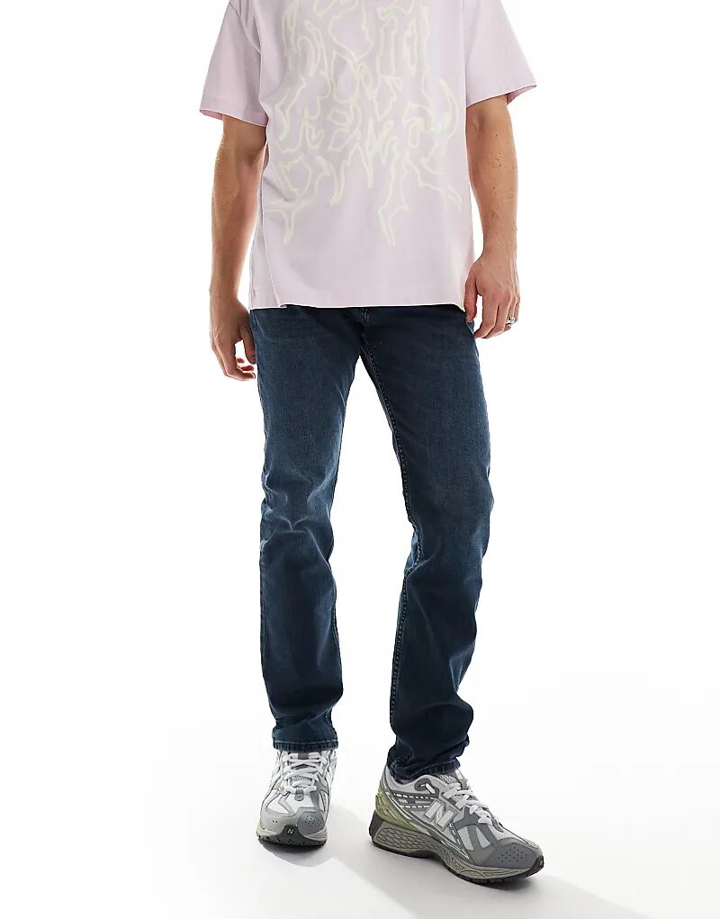 Джинсы Rider slim fit темного цвета Lee
Джинсы Rider slim fit темного цвета Lee