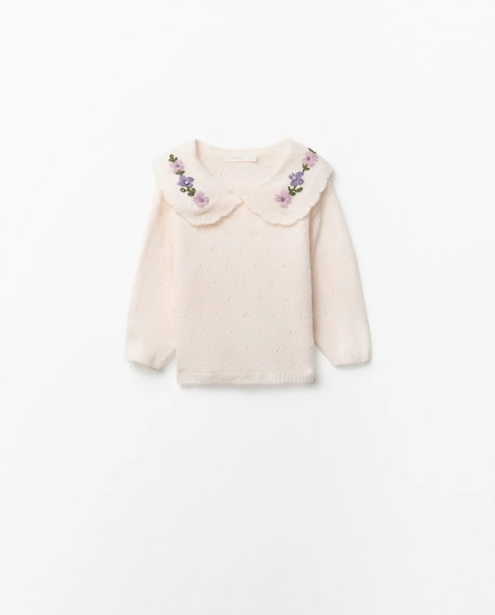 Джемпер букле с воротником Sfera, светло-бежевый
Джемпер букле с воротником Sfera, светло-бежевый