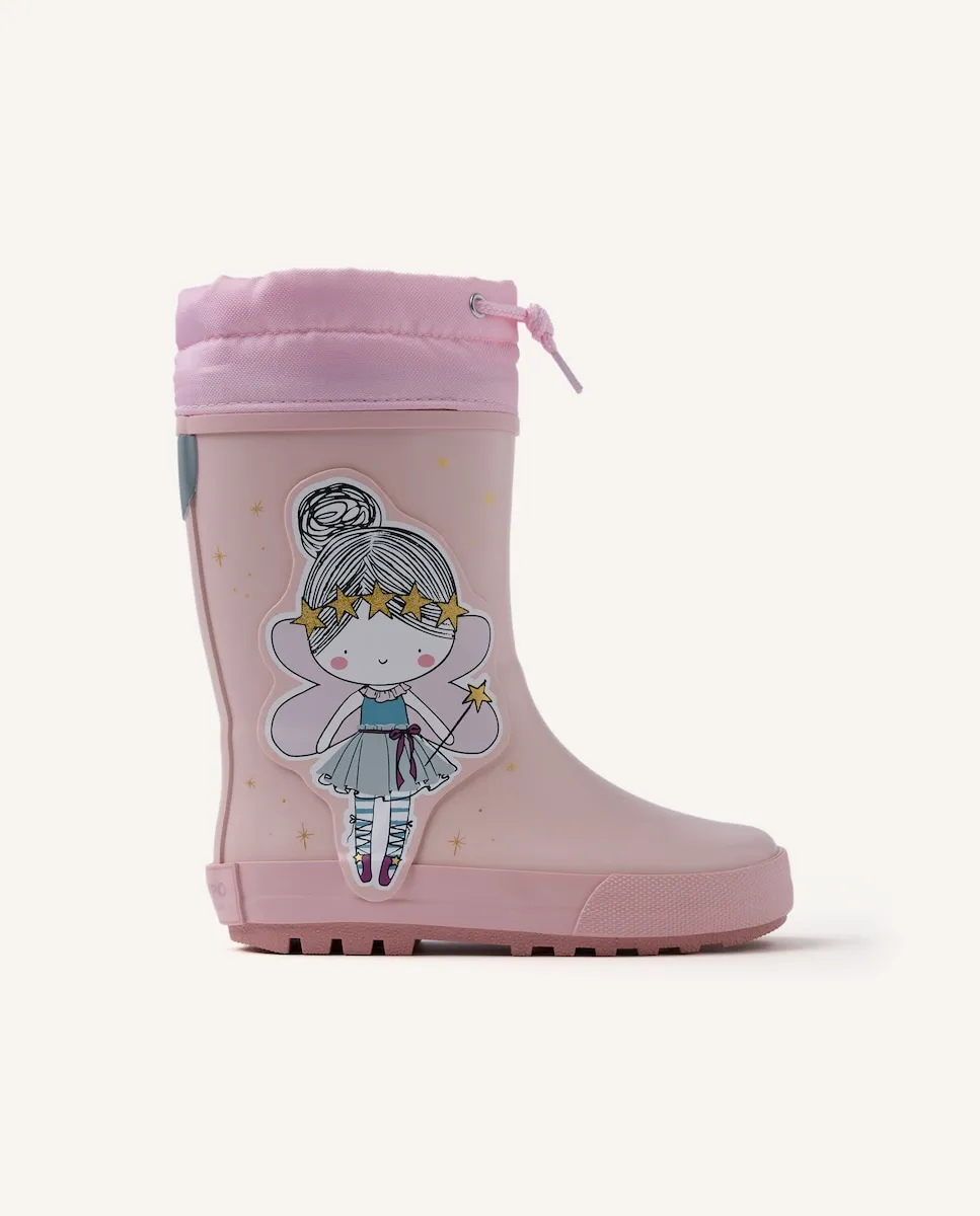 Детские резиновые сапоги с принтом и регулируемым воротником Gioseppo, розовый
Детские резиновые сапоги с принтом и регулируемым воротником Gioseppo, розовый