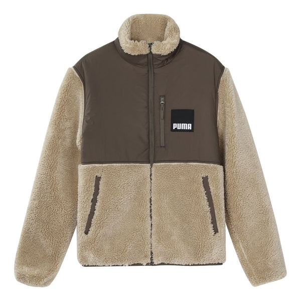 Куртка sherpa contrasting colors sports lamb's wool stand collar jacket brown Puma, коричневый
Куртка sherpa contrasting colors sports lamb's wool stand collar jacket brown Puma, коричневый