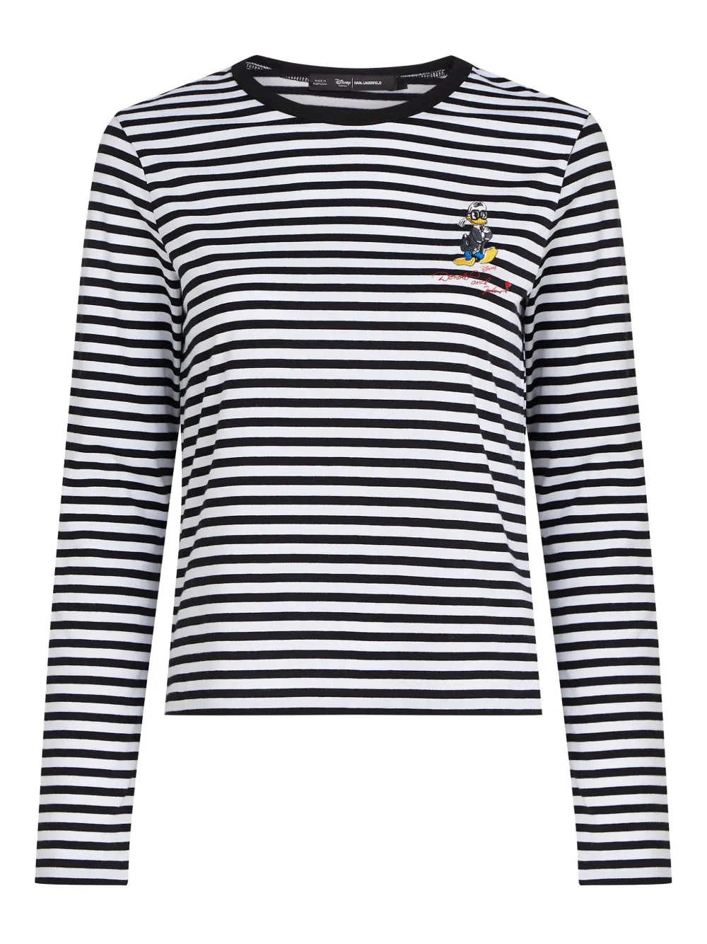 Футболка в полоску из коллаборации с Disney KARL LAGERFELD, белый
Футболка в полоску из коллаборации с Disney KARL LAGERFELD, белый