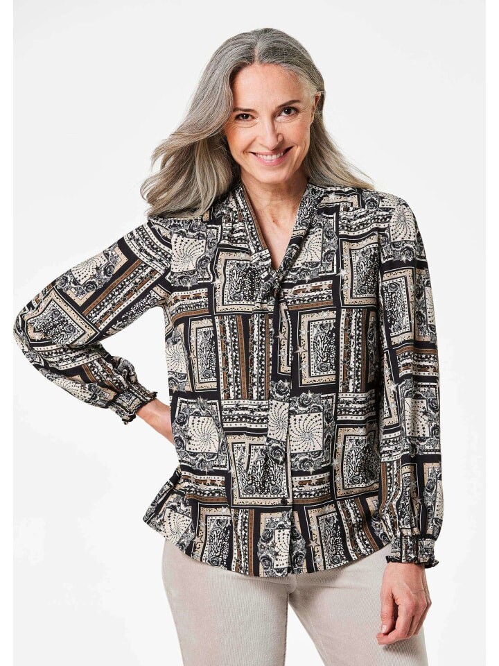 Блуза GOLDNER, цвет schwarz/gemustert
Блуза GOLDNER, цвет schwarz/gemustert