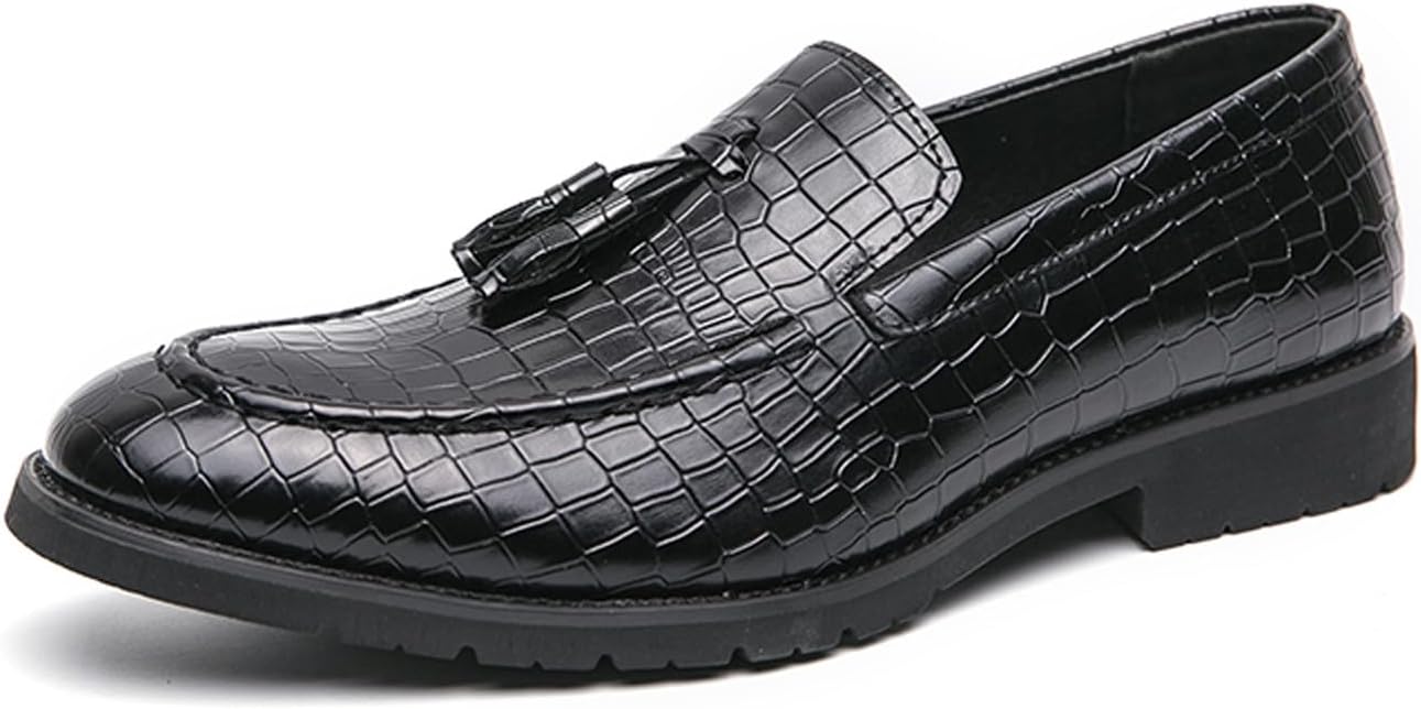 Мужские лоферы Santimon, формальная обувь с отделкой кисточками, модные повседневные летние туфли, свадебные и деловые кожаные лоферы для мужчин, черный
Мужские лоферы Santimon, формальная обувь с отделкой кисточками, модные повседневные летние туфли, свадебные и деловые кожаные лоферы для мужчин, черный