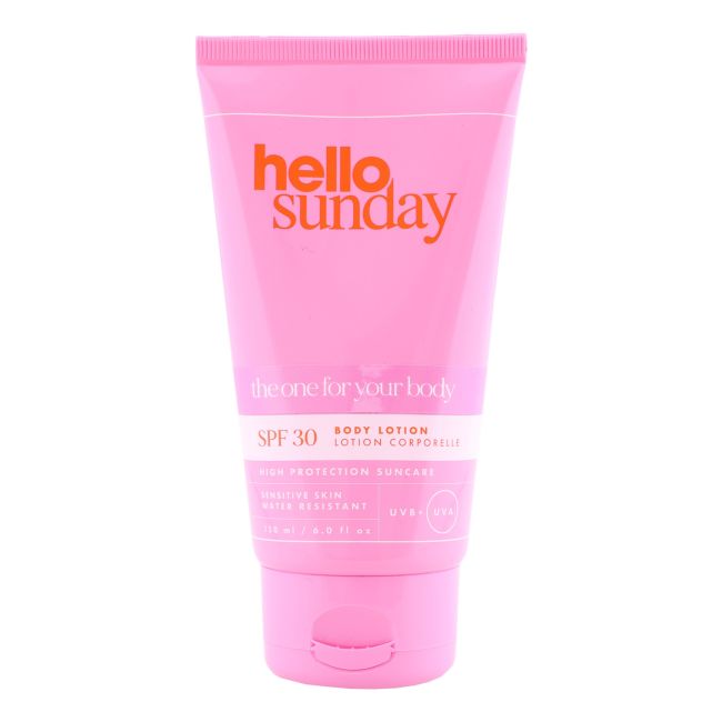 Солнцезащитный лосьон для тела Hello Sunday SPF30, 150 мл
Солнцезащитный лосьон для тела Hello Sunday SPF30, 150 мл