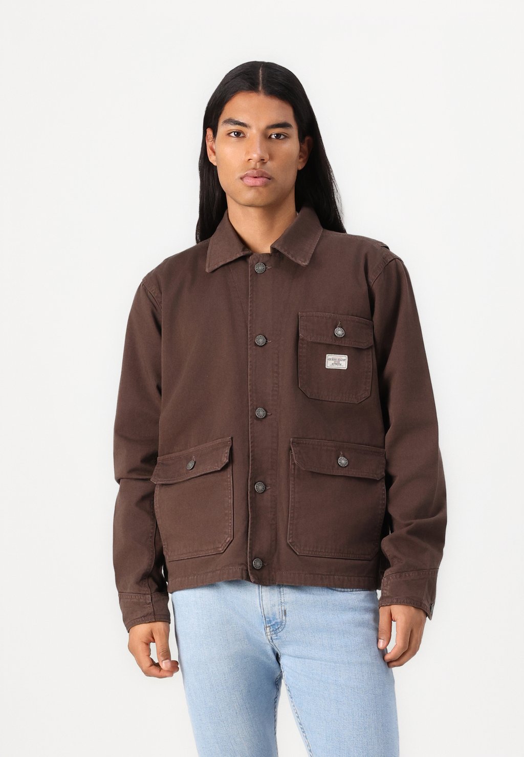 Джинсовая куртка Guess Jeans, коричневый
Джинсовая куртка Guess Jeans, коричневый