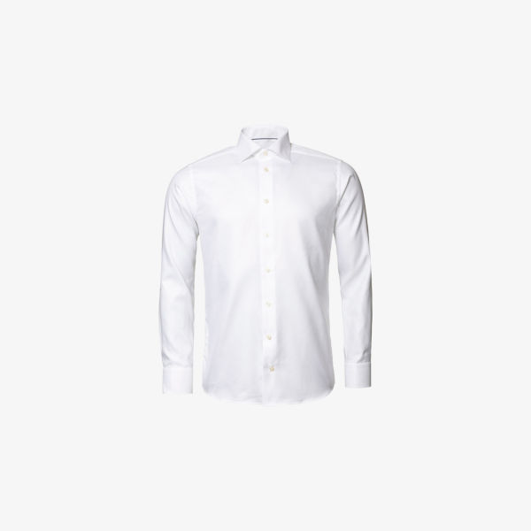 Рубашка Eton с отложным воротником из органического хлопкового твила, белый
Рубашка Eton с отложным воротником из органического хлопкового твила, белый