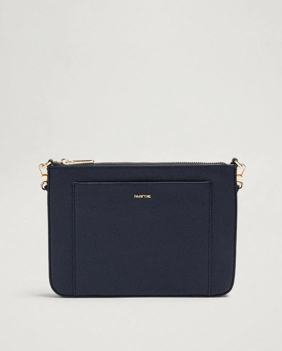 Женская гладкая сумка-бандо через плечо в синем цвете Parfois, темно-синий
Женская гладкая сумка-бандо через плечо в синем цвете Parfois, темно-синий