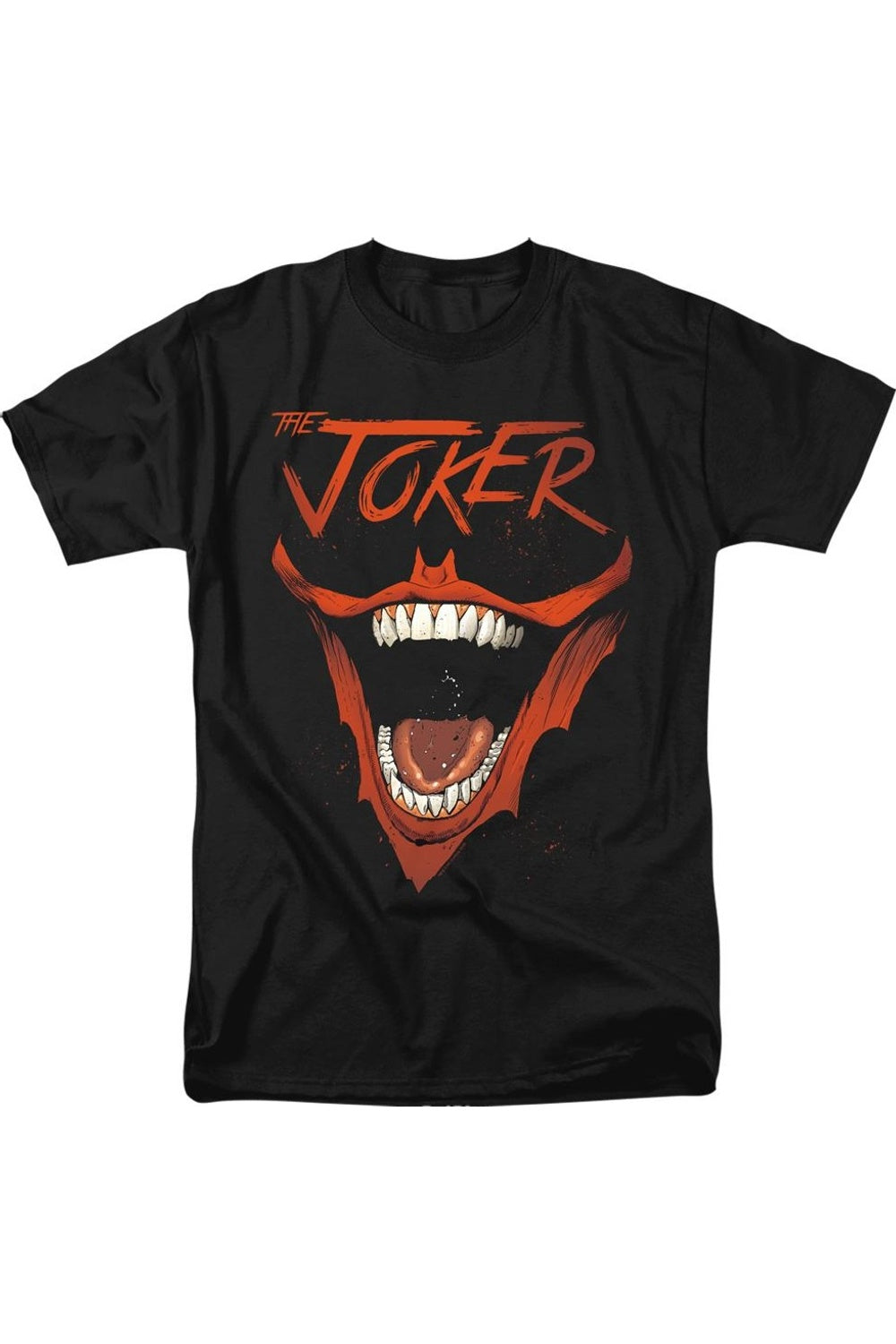 Футболка с коротким рукавом для взрослых с изображением Бэтмена Джокера и летучей мыши Gildan, черный 
Футболка с коротким рукавом для взрослых с изображением Бэтмена Джокера и летучей мыши Gildan, черный