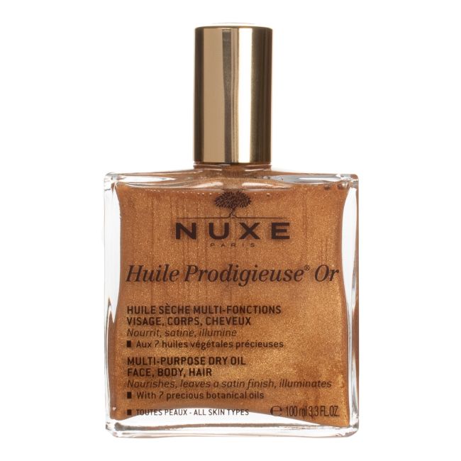 Huile prodigieuse или сухое масло для лица, тела и волос Nuxe, 100 мл
Huile prodigieuse или сухое масло для лица, тела и волос Nuxe, 100 мл