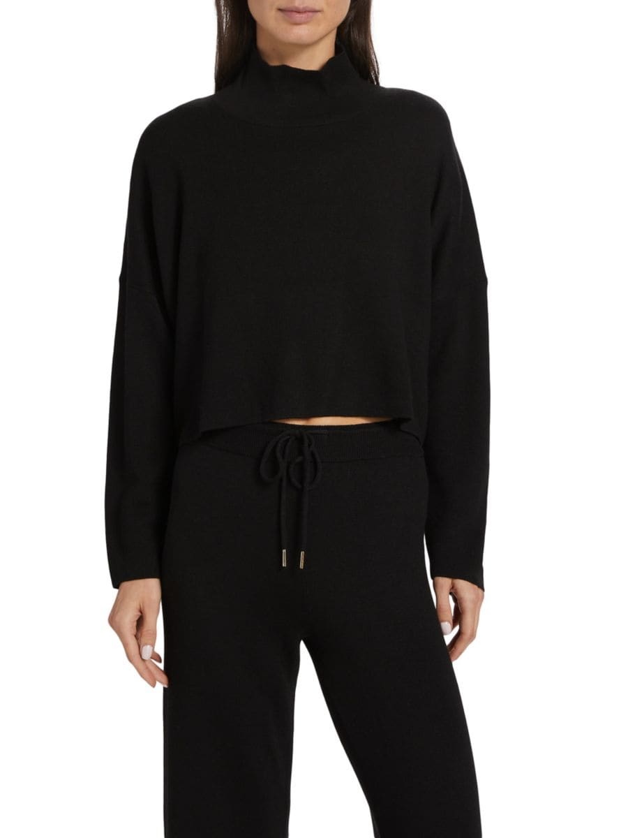 Двойной вязаный свитер с воротником-воронкой Stellae Dux, черный
Двойной вязаный свитер с воротником-воронкой Stellae Dux, черный