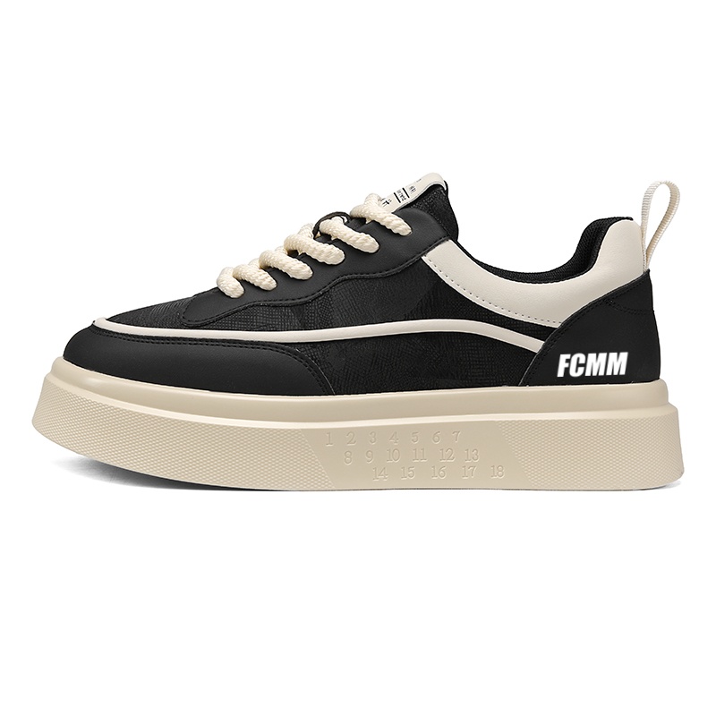 Низкие детские скейтерские кроссовки для подростков с противоскользящей подошвой, амортизацией и устойчивостью к истиранию FCMM, черный
Низкие детские скейтерские кроссовки для подростков с противоскользящей подошвой, амортизацией и устойчивостью к истиранию FCMM, черный