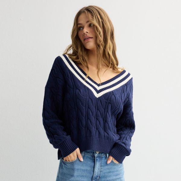 Университетский пуловер юниоров Pink Republic, цвет navy white combo
Университетский пуловер юниоров Pink Republic, цвет navy white combo