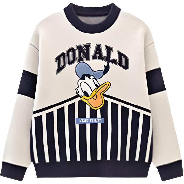 Детский свитер с круглым вырезом, средней жесткости Disney, темно-синий
Детский свитер с круглым вырезом, средней жесткости Disney, темно-синий