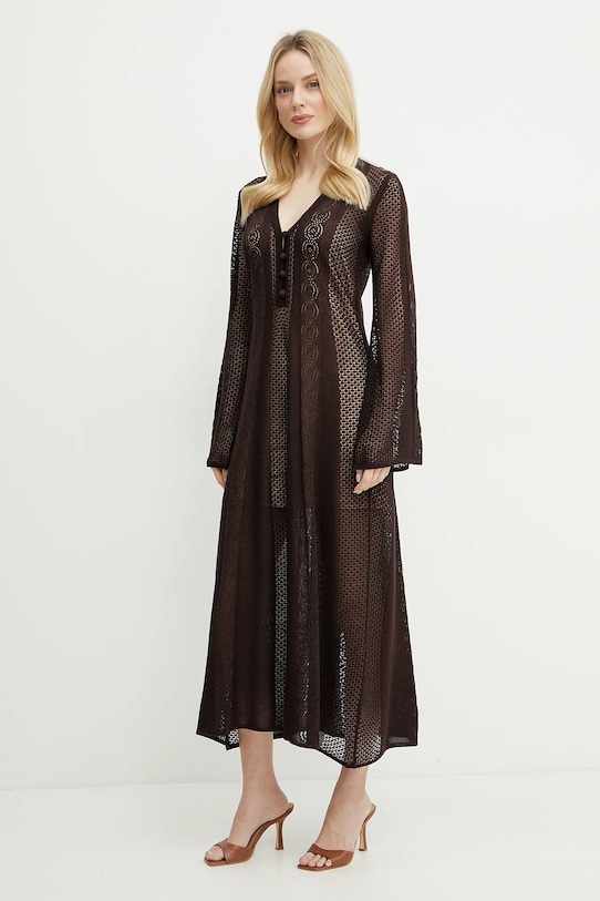 Платье Twinset, коричневый
Платье Twinset, коричневый