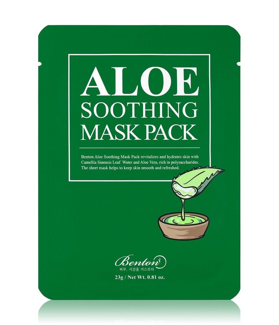 Тканевая маска Benton Aloe Soothing Mask Pack, 1 шт.
Тканевая маска Benton Aloe Soothing Mask Pack, 1 шт.