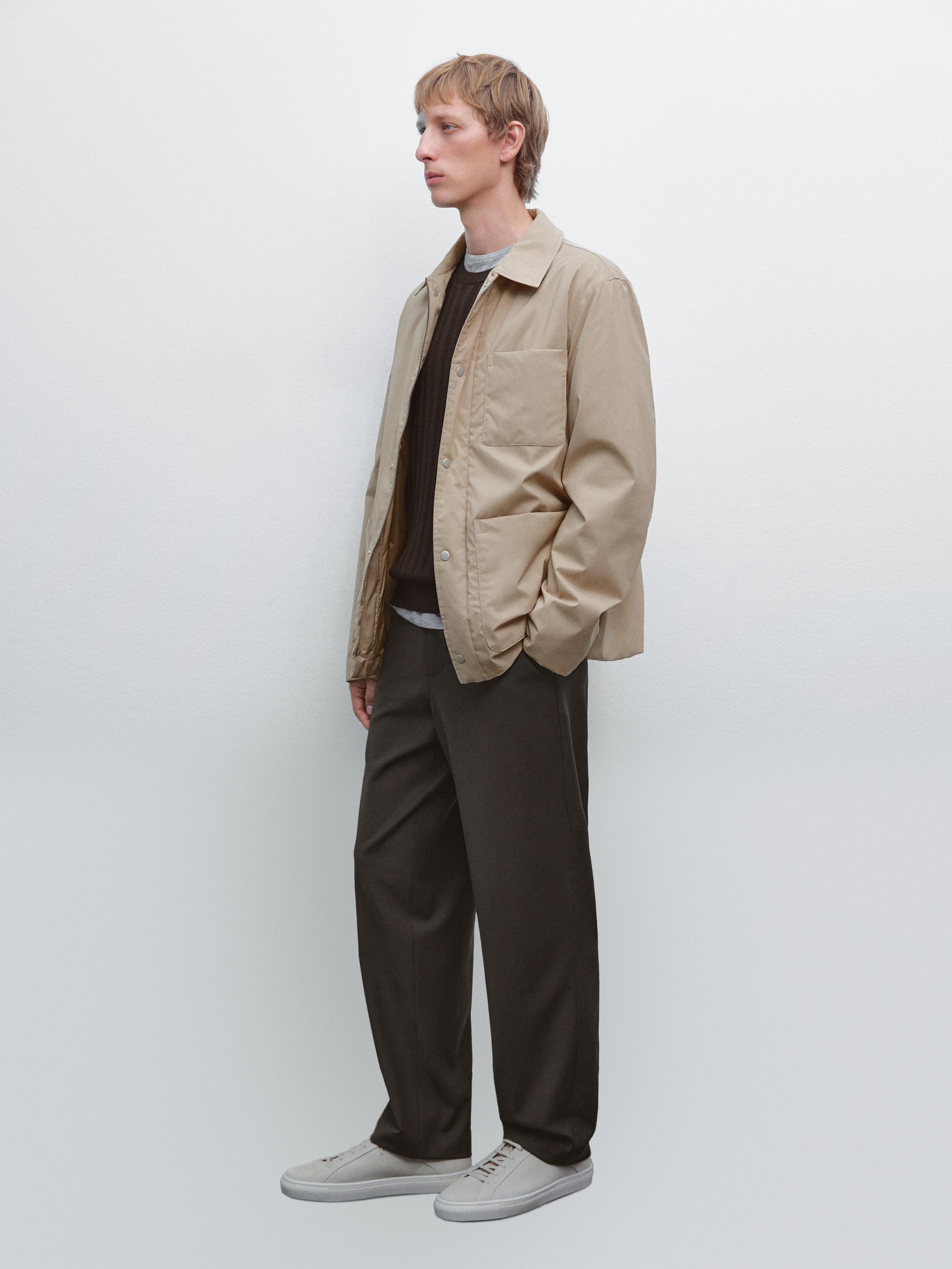 Водоотталкивающая техническая куртка Massimo Dutti, бежевый
Водоотталкивающая техническая куртка Massimo Dutti, бежевый