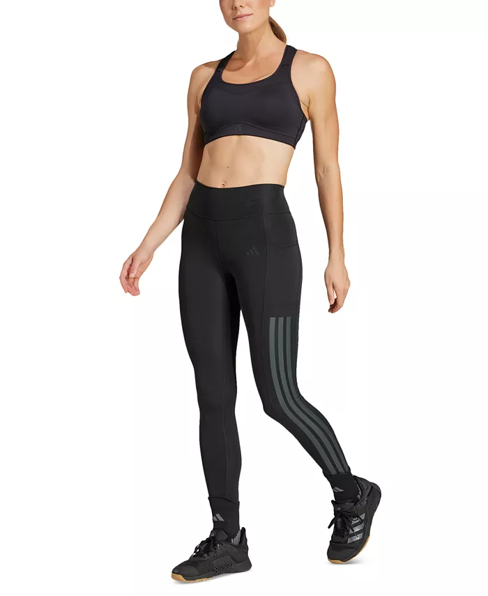 Женский спортивный бюстгальтер с высокой поддержкой для интенсивных тренировок adidas, черный
Женский спортивный бюстгальтер с высокой поддержкой для интенсивных тренировок adidas, черный