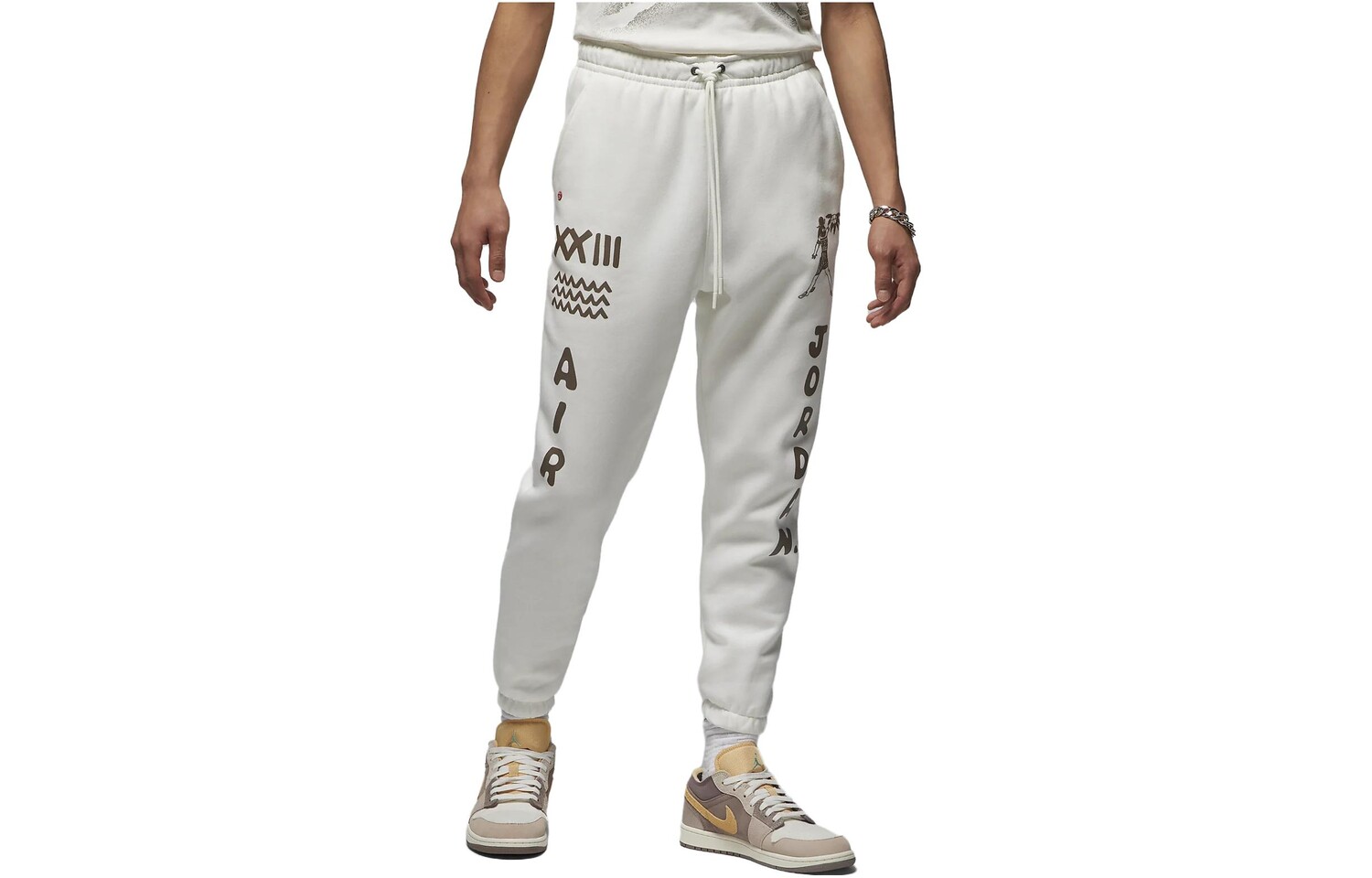 Повседневные брюки мужские белые Jordan, белый
Повседневные брюки мужские белые Jordan, белый