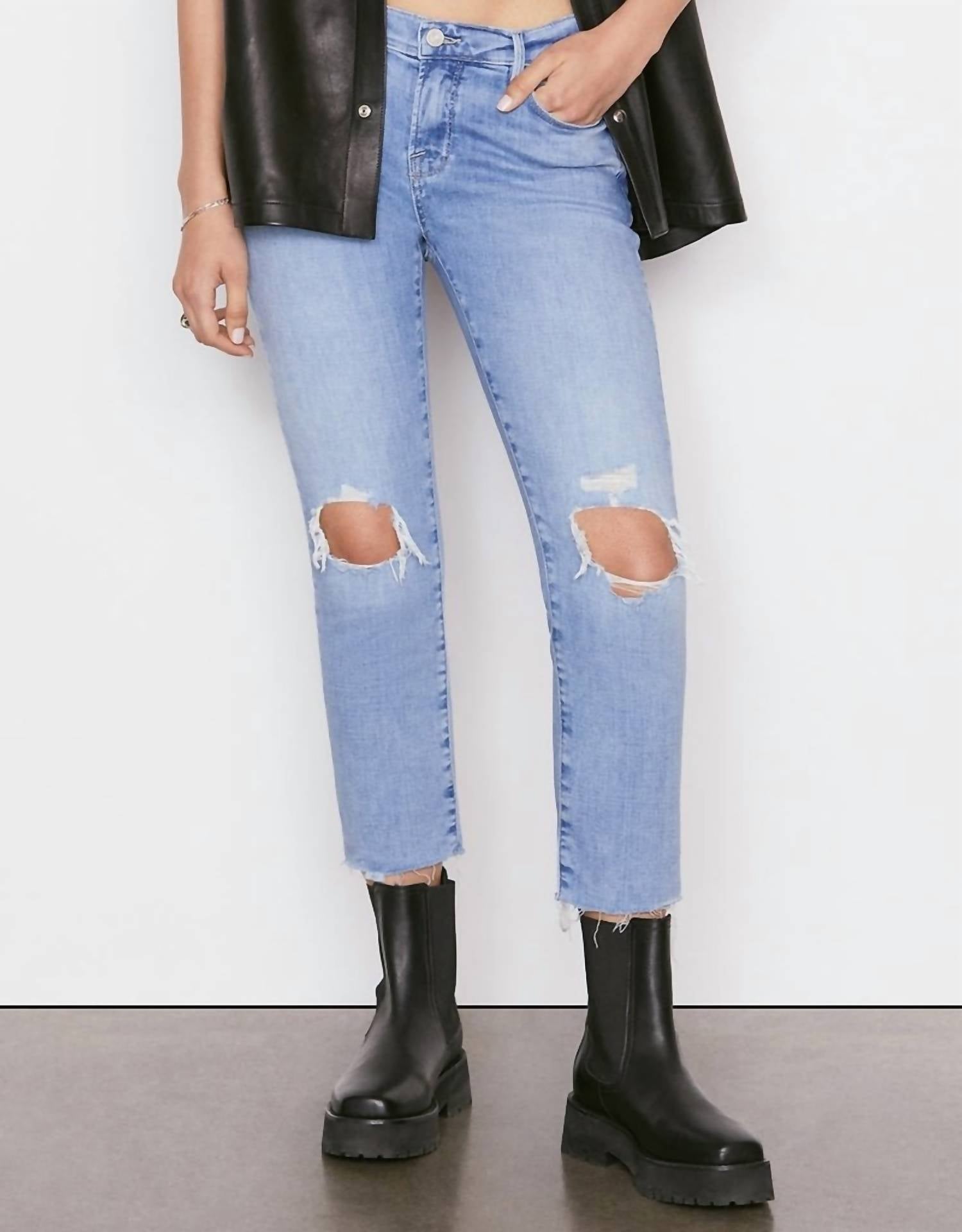 Укороченные джинсы Le Garcon в цвете Cebu Rips FRAME
Укороченные джинсы Le Garcon в цвете Cebu Rips FRAME