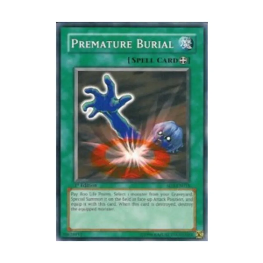 CCG Преждевременное захоронение (обычное), Yu-Gi-Oh - Structure Deck - Blaze of Destruction - Singles
CCG Преждевременное захоронение (обычное), Yu-Gi-Oh - Structure Deck - Blaze of Destruction - Singles