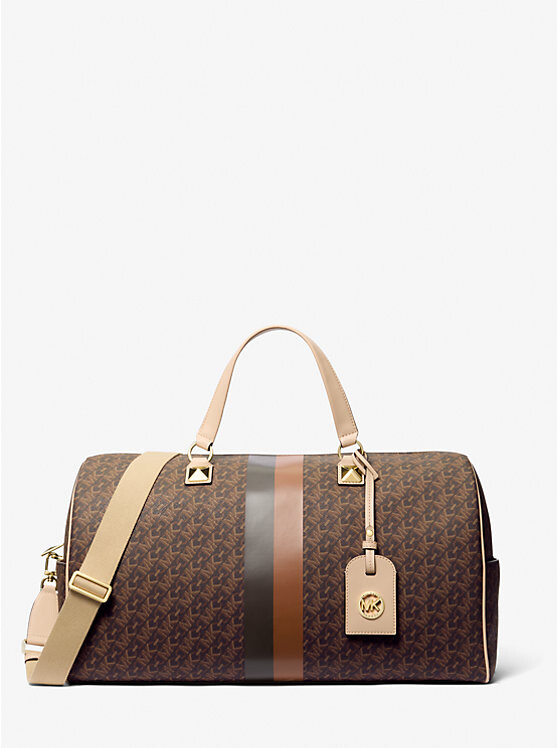 Сумка Grayson Extra-Large Empire Signature с логотипом в полоску Michael Kors, коричневый
Сумка Grayson Extra-Large Empire Signature с логотипом в полоску Michael Kors, коричневый