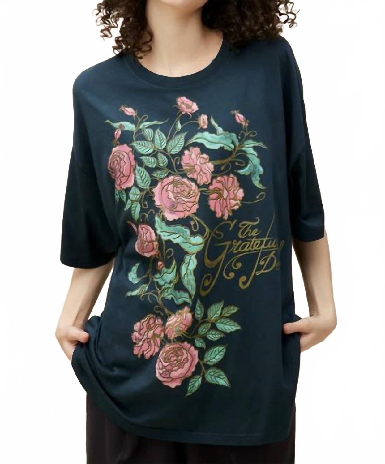 Футболка Grateful Dead с розой в винтажном черном цвете DAYDREAMER
Футболка Grateful Dead с розой в винтажном черном цвете DAYDREAMER